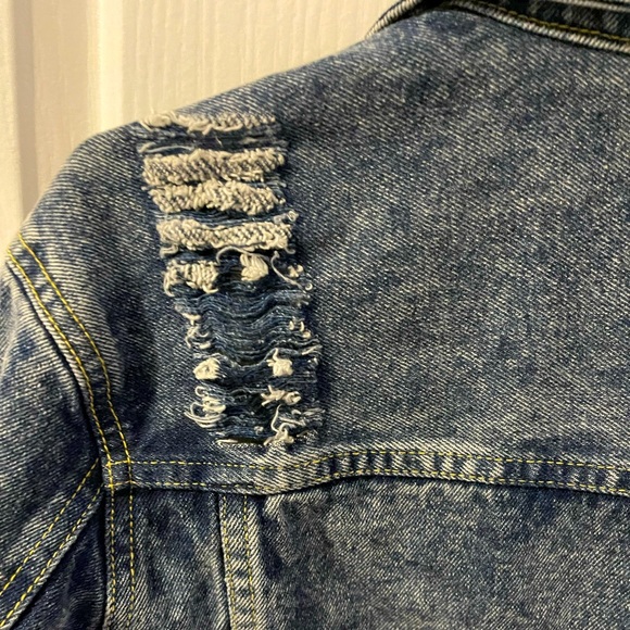 Flintstones Blue Botton up Denim jean jacket - Picture 2 of 9